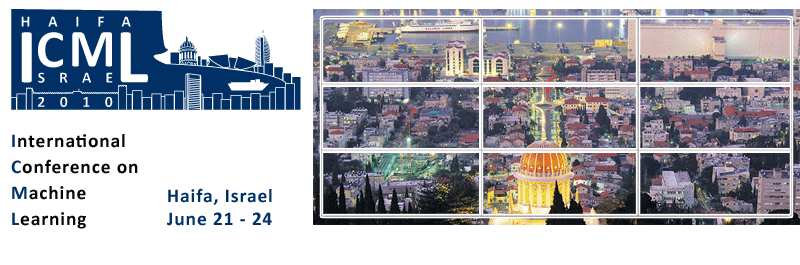 ICML 2010, the 27th International Conference on Machine Learning